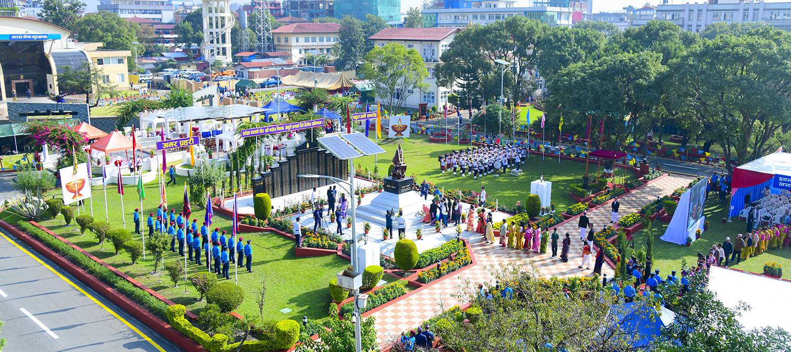 ७१औं प्रहरी दिवस २०८३ को अवसरमा आयोजित अमर प्रहरीहरु  प्रति श्रद्धाञ्जली अर्पण कार्यक्रम । मिति:- २०८३।०६।३० गते